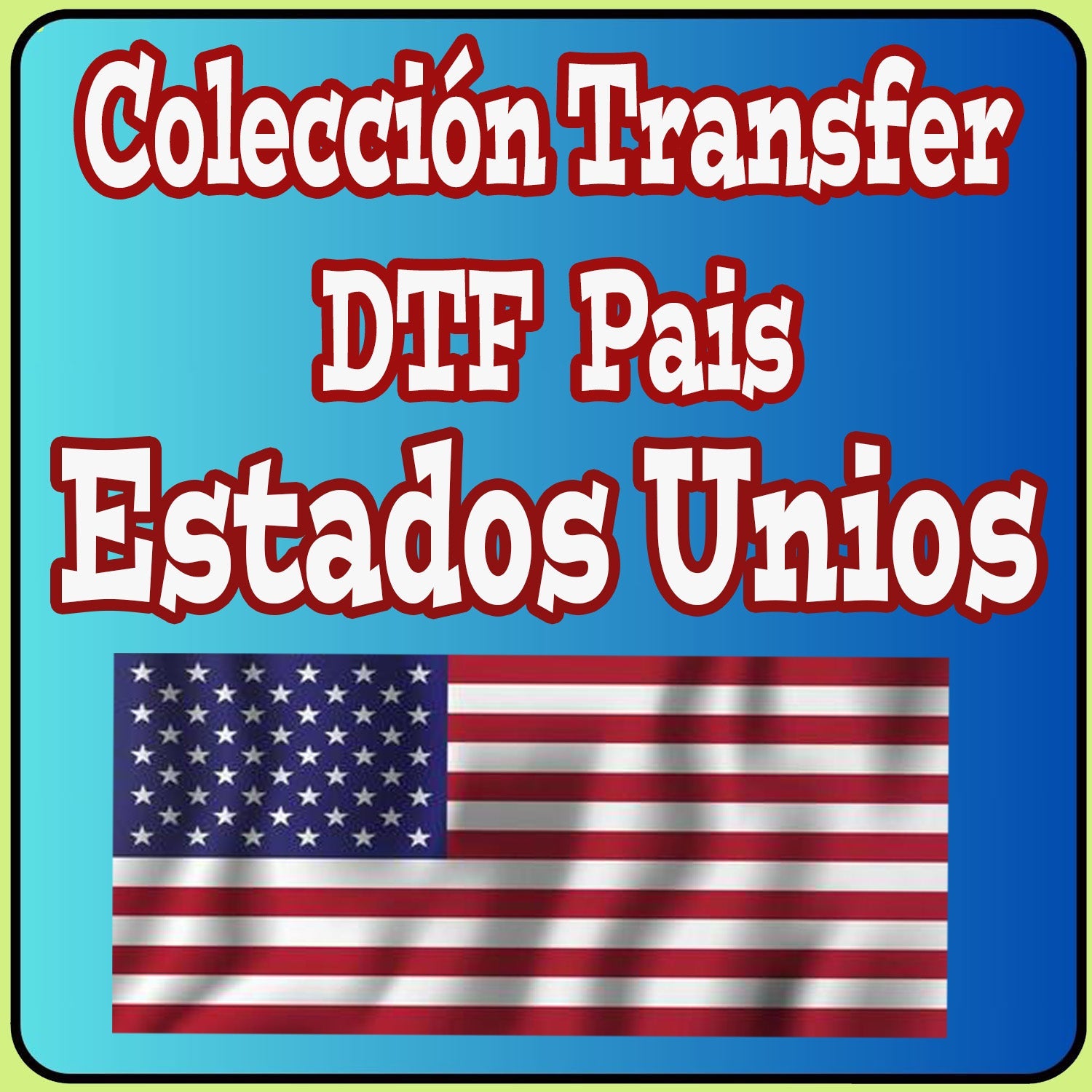 COLECCION TRANSFERS DTF DE EL PAIS DE ESTADOS UNIDOS